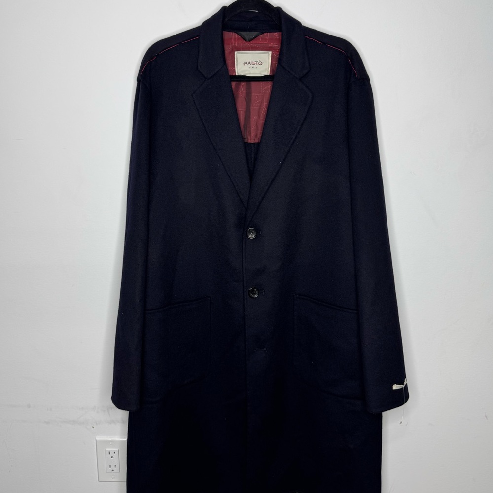 Palto Italia Cameron Db Coat Navy Blue Men’s IT 56/US XXL